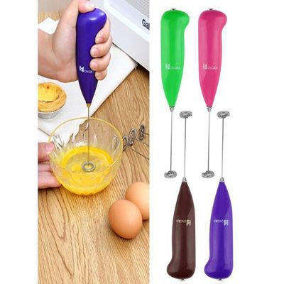 Electric Handheld Coffee Milk Egg Beater Whisk Multicolour One Size