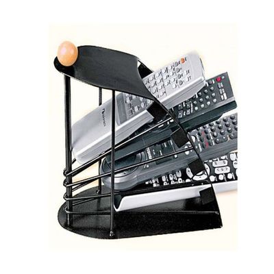 Remote Control Organizer Stand Black 40x30x10centimeter
