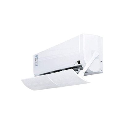 Adjustable Air Conditioner Wind Deflector Anti Direct Blowing Baffle J46 White