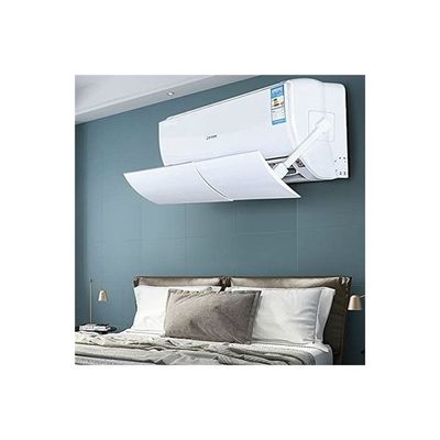 Anti Direct Blowing Retractable Air Conditioning Deflector T158 White