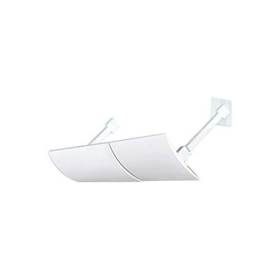 Adjustable Air Conditioner Wind Deflector Anti Direct Blowing Baffle J30 White