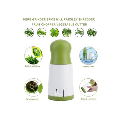 Herb Grinder White/Green 16x7centimeter