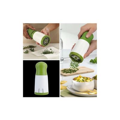 Herb Grinder White/Green 16x7centimeter