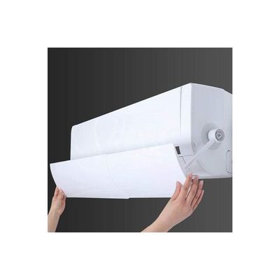 Adjustable Air Conditioner Wind Deflector Anti Direct Blowing Baffle J6 White