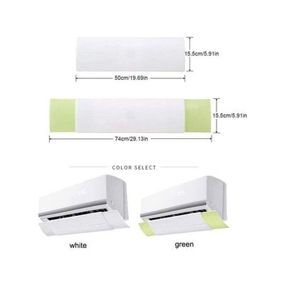 Anti Direct Blowing Retractable Air Conditioning Deflector T61 White