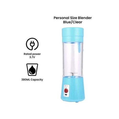Plastic Portable Blender 380 ml ZK1623402 Blue/Clear