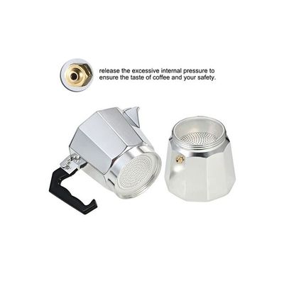 Espresso Maker 9-Cup Silver/Black