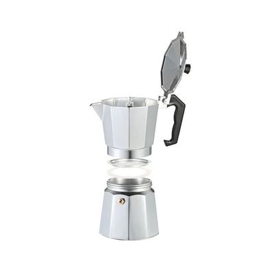 Espresso Maker 9-Cup Silver/Black