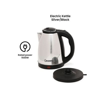 Stainless Steel Electric Kettle 1500 W 888 Silver/Black