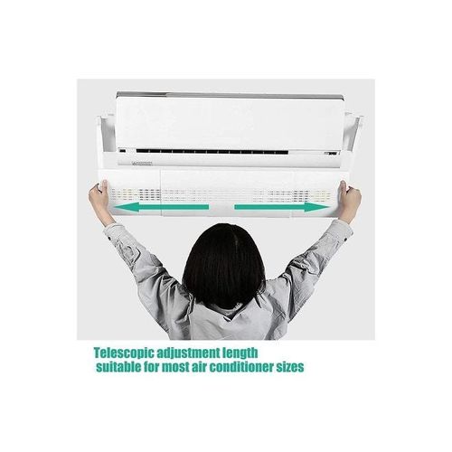 Anti Direct Blowing Retractable Air Conditioning Deflector T60 White