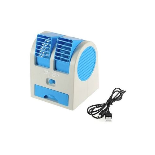 Portable USB Mini Air Cooler Fan EA-802 Multicolor
