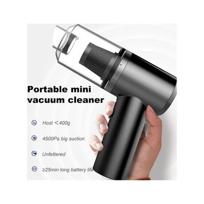 Portable Mini Vacuum Cleaner 0.4 kg 60 W 123-1 Black