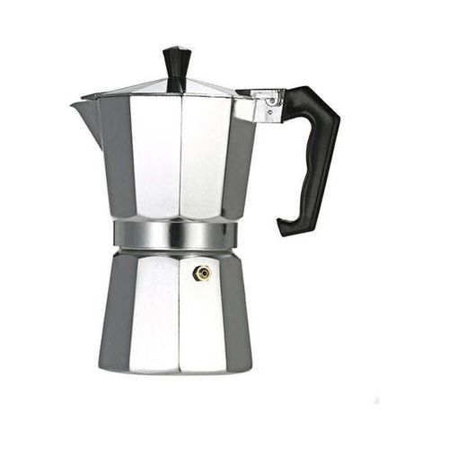 6-Cup Aluminum Espresso Percolator Coffee Stovetop Maker Mocha Pot Silver/Black