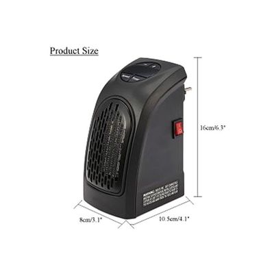 Electric Portable Mini Heater 300W H19867EU Black