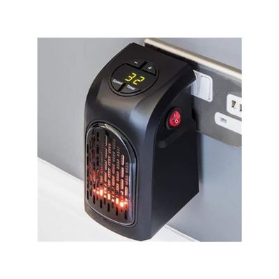 Portable Electric Mini Room Heater 400W 400 W JK226502 Black