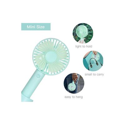 Portable Mini Handheld Fan S0-1048 Blue