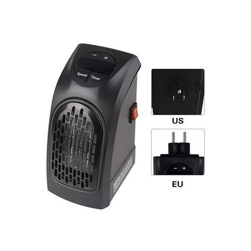 Portable Electric Air Heater H19867 Black