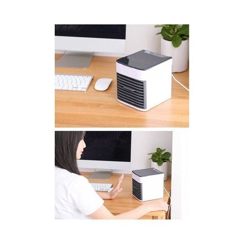 7-LED Colour Portable Desktop Air Cooler Humidifier NE-CH12094 White/Black