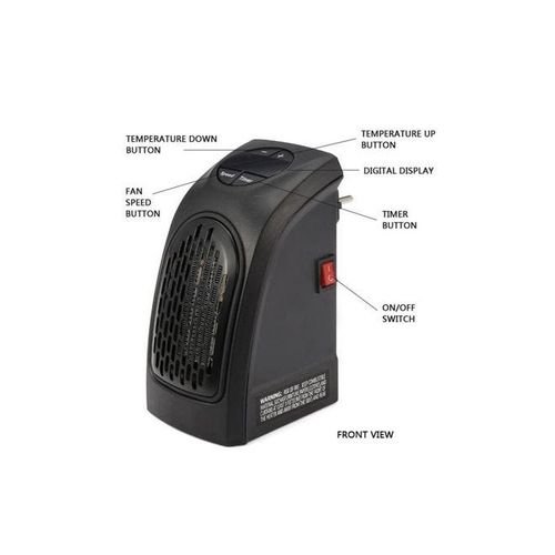 Electric Portable Mini Heater H-058 Black