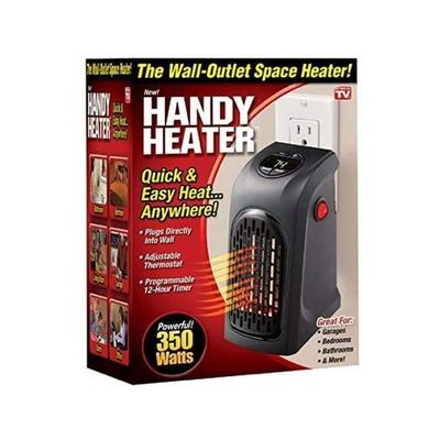 Portable Electric Heater 400 W HEATER4.18 Black/Red