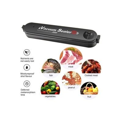 TYS-08 Vacuum Sealer Machine Automatic H35743EU Black