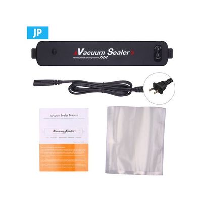 Upgrade Vacuum Sealer Automatic Food Saver Machine Black 37.5*7*10.5cm