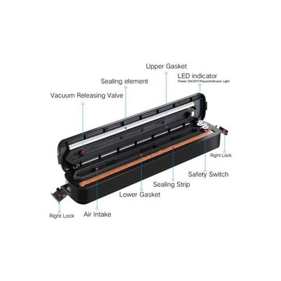 Compact Vacuum Sealer H20853 Black