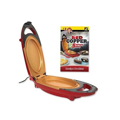 5 Minute Chef Non Stick Electric Cooker H21479EU Red