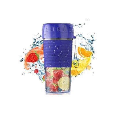 USB Rechargeable Juicer Blender 300 ml 10 W JCBB001 Blue/Clear