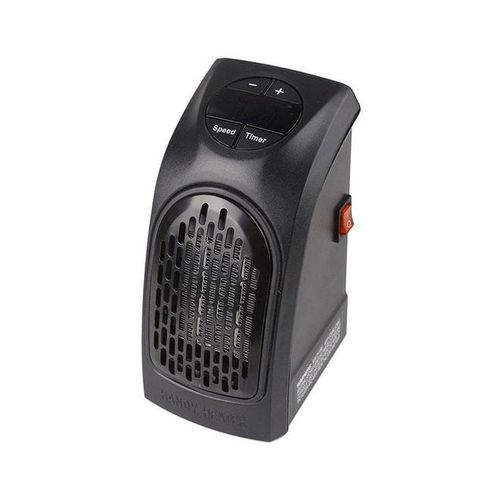 Electric Mini Wall Air Heater Stove Radiator SG86602 Black