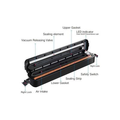 Compact Vacuum Sealer H20853EU Black