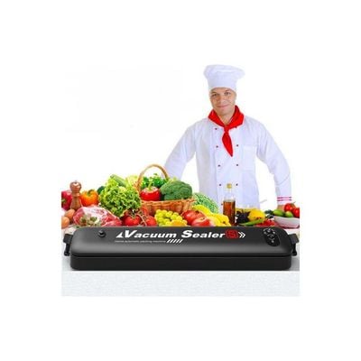 Automatic Mini Type Food Vacuum Sealer with 15 Pocket Black 37.00 x 5.50 x 7.00cm