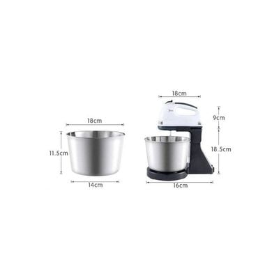 7 Speed Electric Kitchen Mixer 2 L 200 W MM-133K Silver/Black