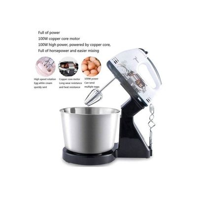 7 Speed Electric Kitchen Mixer 2 L 200 W MM-133K Silver/Black