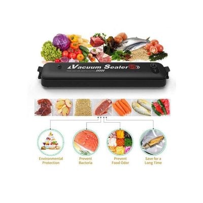 Automatic Small Portable Food Vacuum Sealer H76US Black