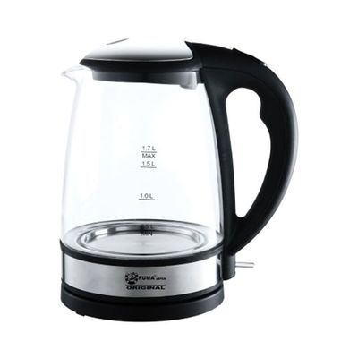 Glass Electric Kettle With Led Light FU-948 Black
