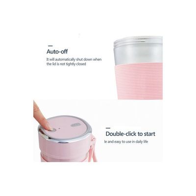 Portable Electric Juicer 300 ml 12 W XX-43760P Pink