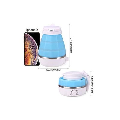 Collapsible Electric Travel Kettle 0.6 liter 0.6 l 700 W DYQQKD828 Blue