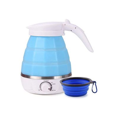 Collapsible Electric Travel Kettle 0.6 liter 0.6 l 700 W DYQQKD828 Blue