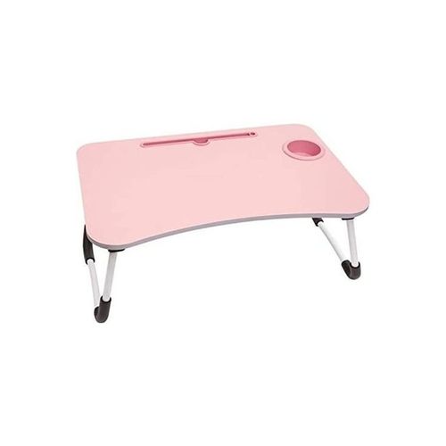 Folding Computer Desk Table Pink 60x40x30cm