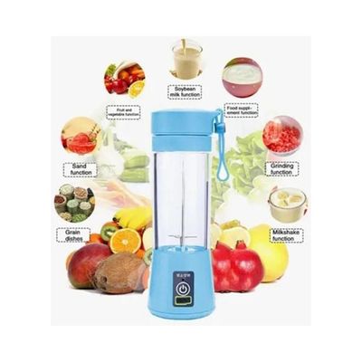 Rechargeable Mini Electric Blender 300 ml 36 W QQAG401G Blue/Clear