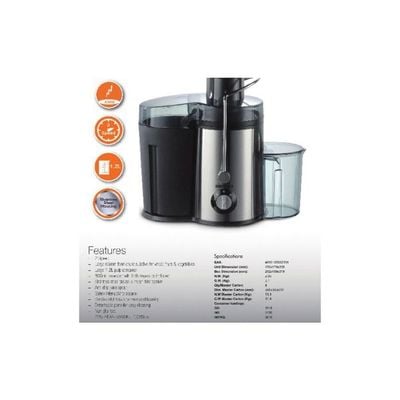 Electric Juice Extractor 1.2 L 400 W DJE-5659 Silver/Black/Clear