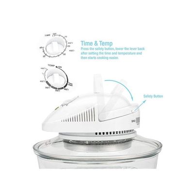 Convection Oven For Preserving Flavour 10106927 White/Clear
