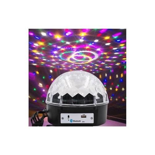 LED Crystal Magic Ball Light Multicolour 18x18x16centimeter