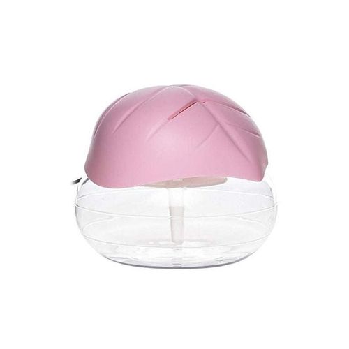 Leaf Shape Electrical Water Air Refresher Pink/Clear 18.5x18.5x16centimeter