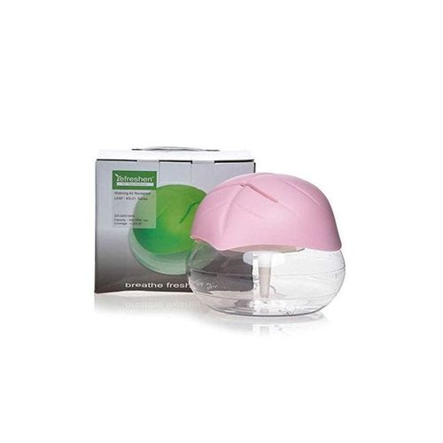 Leaf Shape Electrical Water Air Refresher Pink/Clear 18.5x18.5x16centimeter
