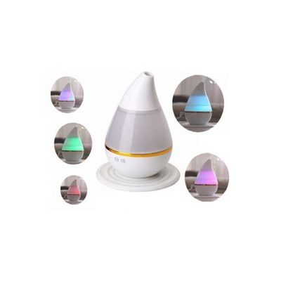 LED Ultrasonic Air Humidifier 250ML 2724606009134 White/Clear/Gold