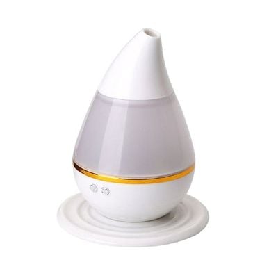 LED Ultrasonic Air Humidifier 250ML 2724606009134 White/Clear/Gold