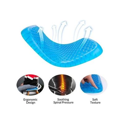 Summer Ice Gel Cushion Seat Blue 39 x 31 x 4cm