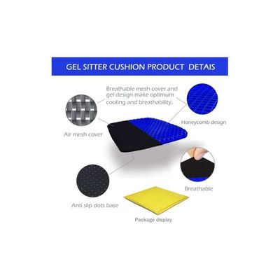 Gel Seat Cushion Blue